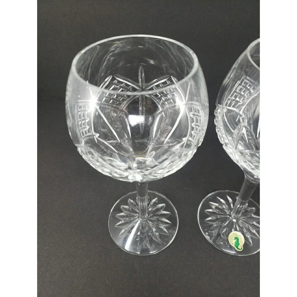 Grainne by Waterford Crystal Wine Glasses Goblets Crafted In Ireland  8.25